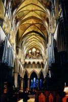 Inside the Cathedral at Salsbury