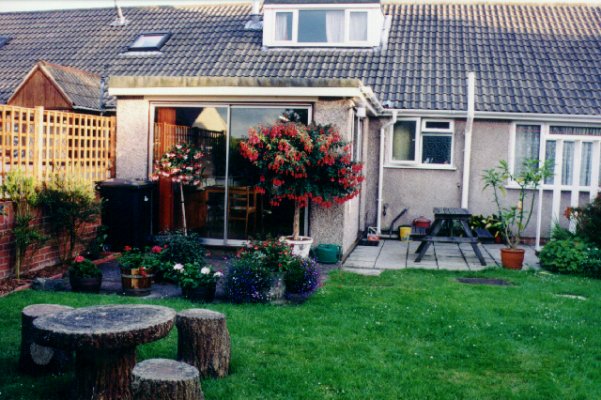 Backyard at the Middleton's